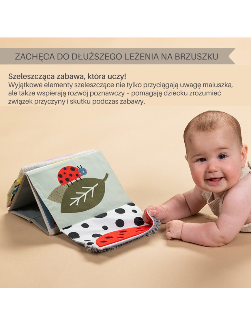 Taf Toys Książeczka Sensoryczna do Zabawy na Brzuszku Króliczek Taf Toys Książeczka Sensoryczna do Zabawy na Brzuszku Króliczek