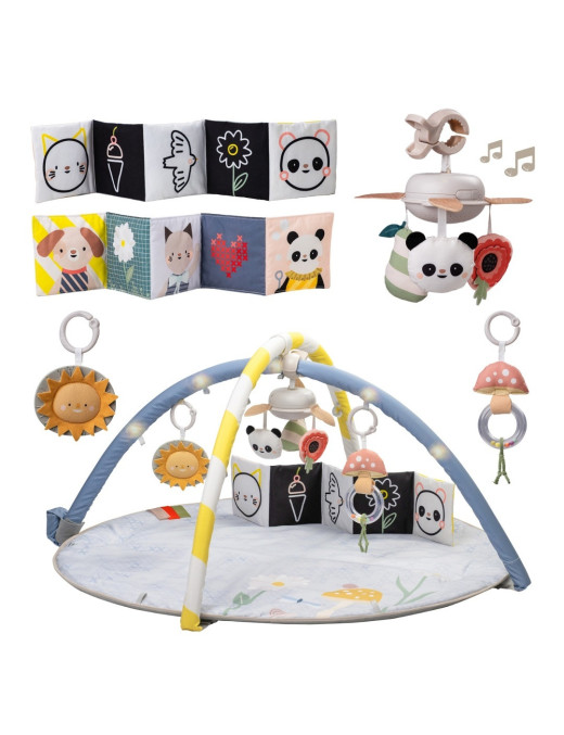 Taf Toys Mata Edukacyjna z Melodią i Światełkami – Melody Bloom Gym