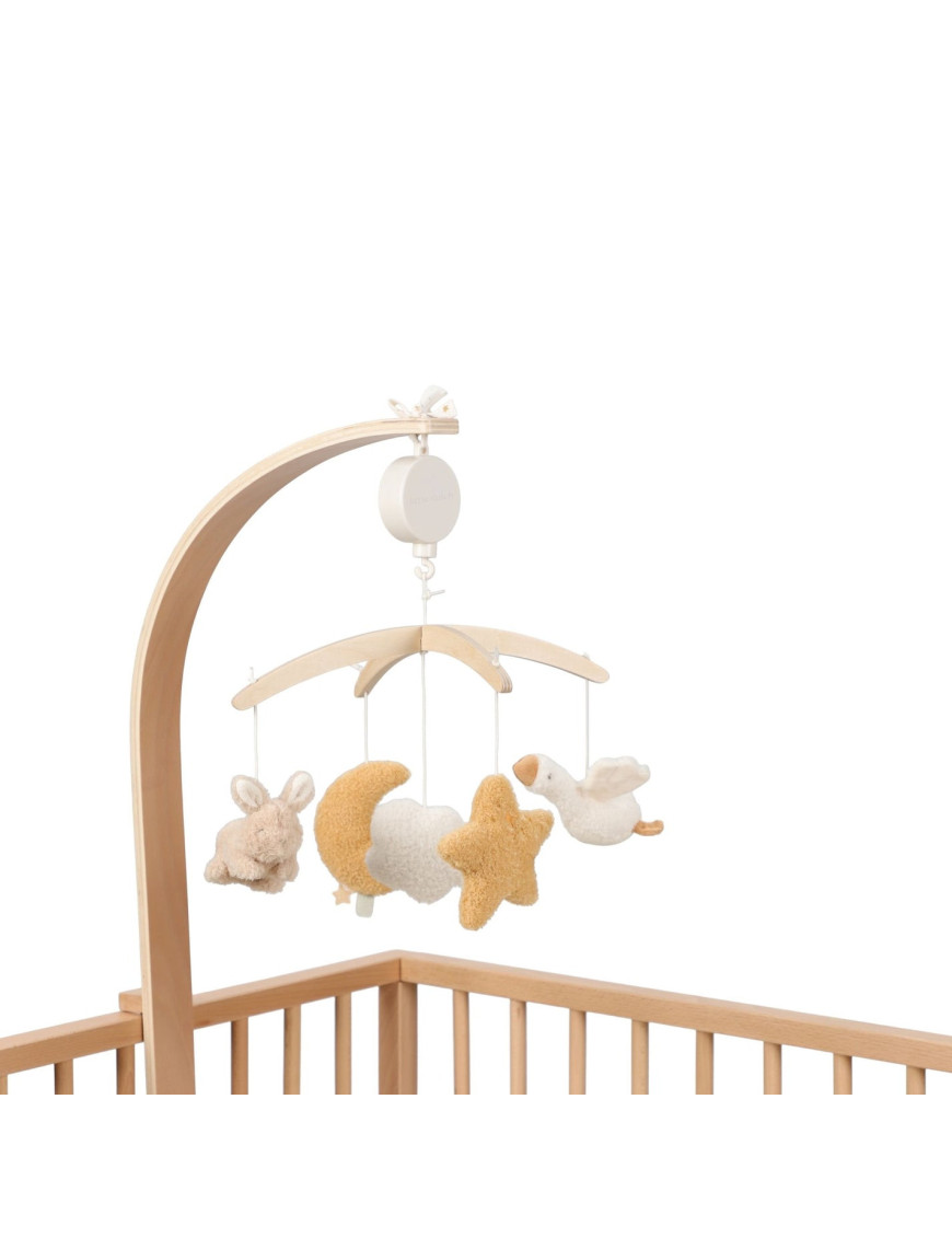 Little Dutch Drewniana karuzela do łóżeczka Newborn Naturals FSC
