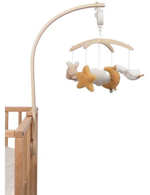 Little Dutch Drewniana karuzela do łóżeczka Newborn Naturals FSC