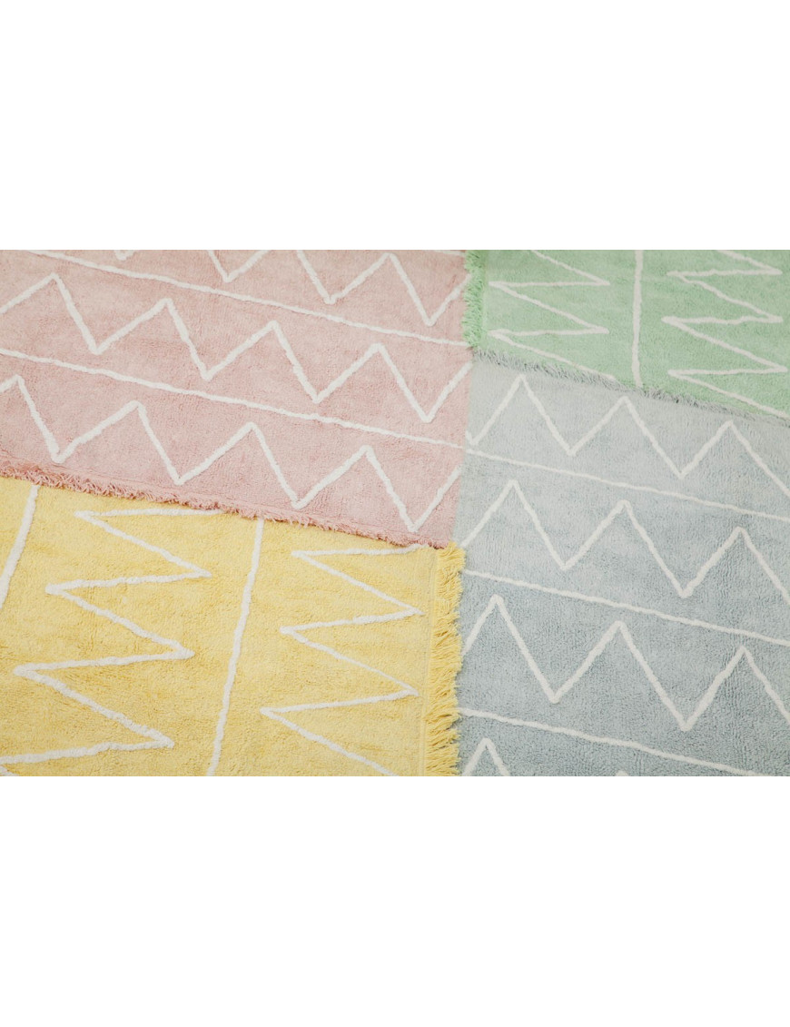 Lorena Canals Dywan bawełniany Hippy Mint 120 x 160 cm Lorena Canals Dywan bawełniany Hippy Mint 120 x 160 cm