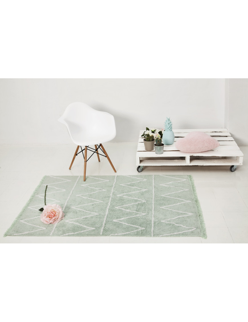 Lorena Canals Dywan bawełniany Hippy Mint 120 x 160 cm Lorena Canals Dywan bawełniany Hippy Mint 120 x 160 cm