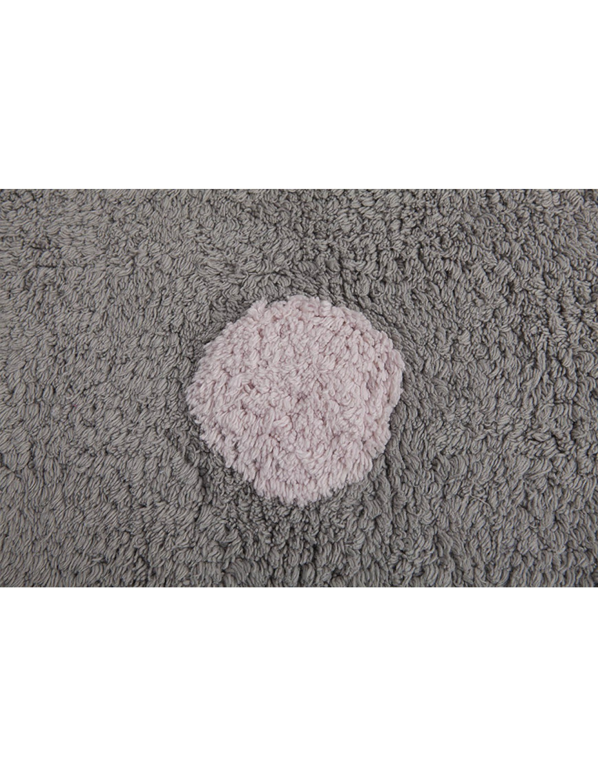 Dywan bawełniany Topos Tricolor Grey Pink 120x160 cm