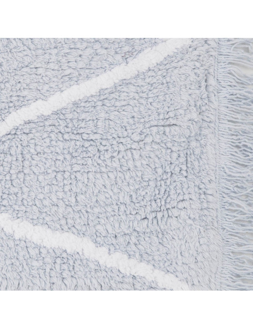 Lorena Canals Dywan bawełniany Hippy Soft Blue 120 x 160 cm