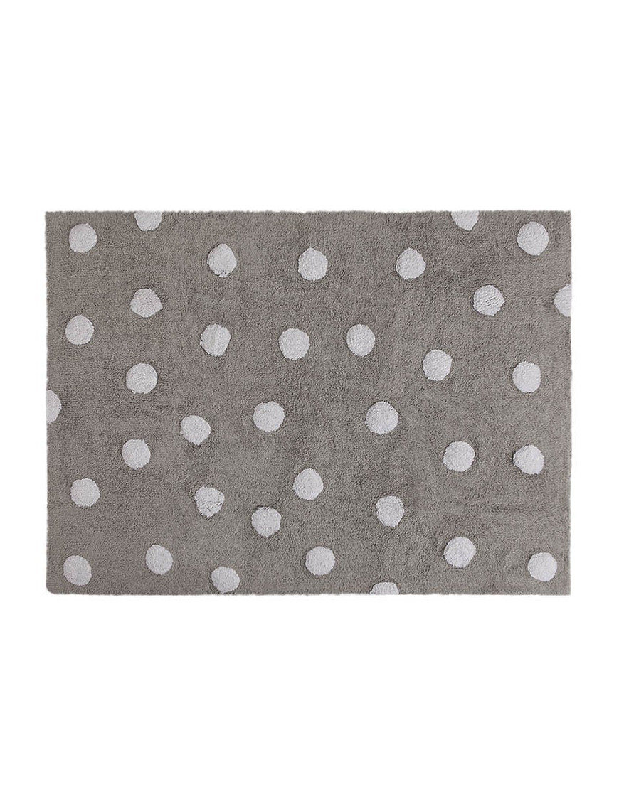 Lorena Canals Dywan bawełniany Topos Gris/Grey 120 x 160 cm