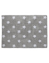 Lorena Canals Dywan bawełniany Grey Stars White 120 x 160 cm