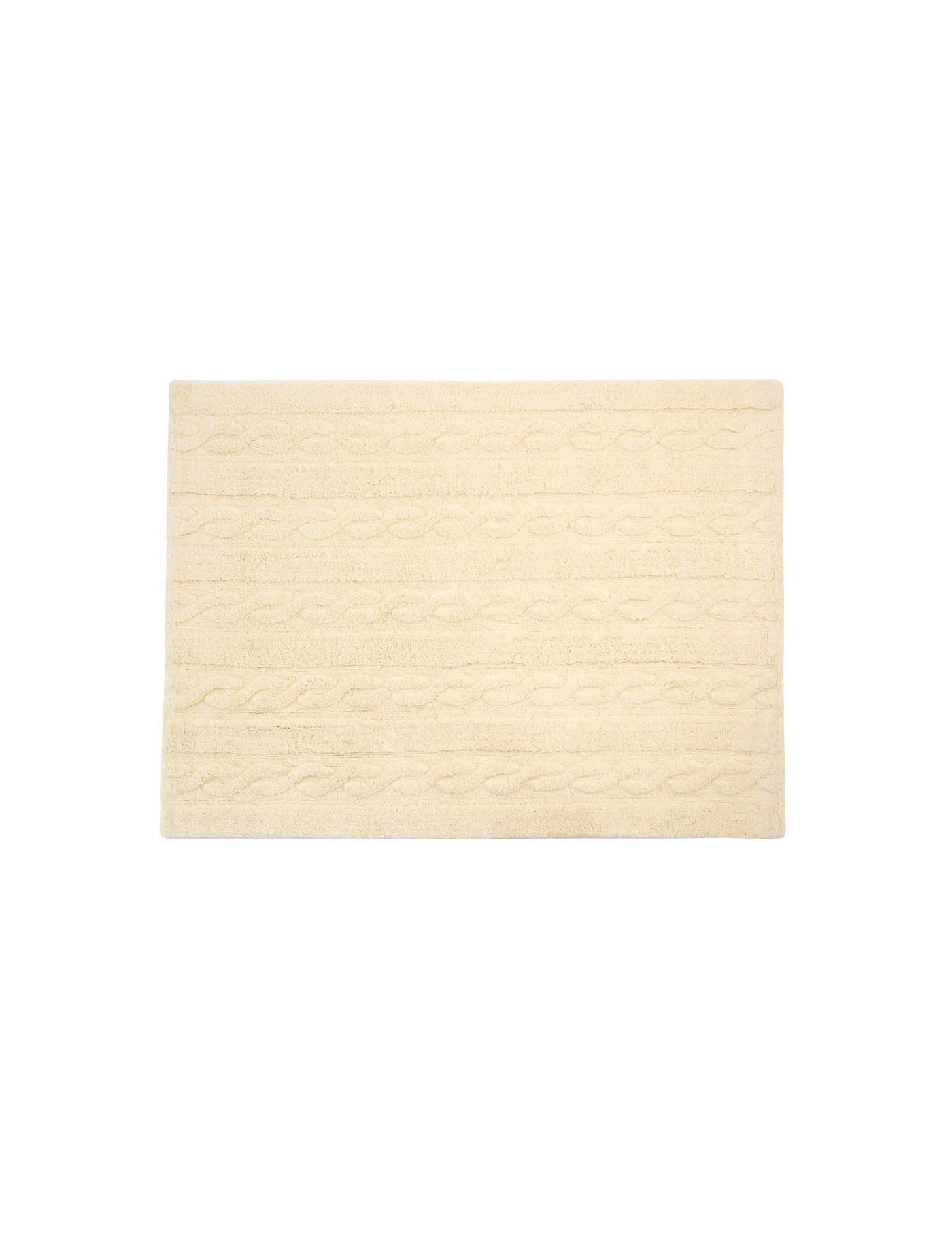 Dywan bawełniany Trenzas Soft Vanilla Small 80x120 cm Lorena Canals