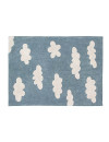 Lorena Canals Dywan bawełniany Clouds Vintage Azul 120 x 160 cm Lorena Canals Dywan bawełniany Clouds Vintage Azul 120 x 160 cm