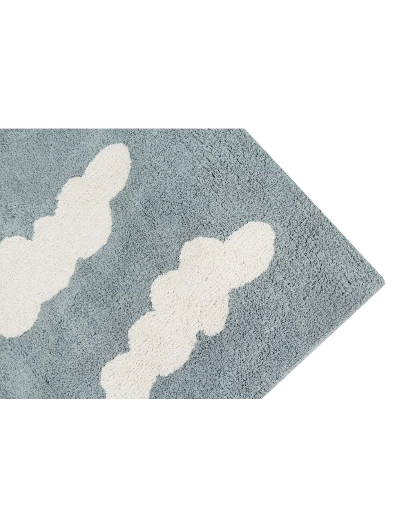 Lorena Canals Dywan bawełniany Clouds Vintage Azul 120 x 160 cm Lorena Canals Dywan bawełniany Clouds Vintage Azul 120 x 160 cm