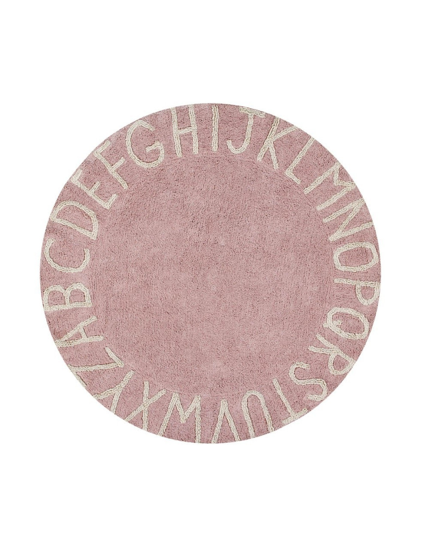 Dywan Bawełniany Round ABC Vintage Nude Natural Ø150 cm