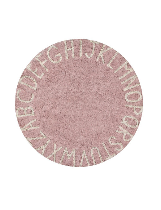 Dywan Bawełniany Round ABC Vintage Nude Natural Ø150 cm