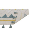 Lorena Canals Dywan bawełniany Azteca Natural Vintage Blue 140 x 200 cm