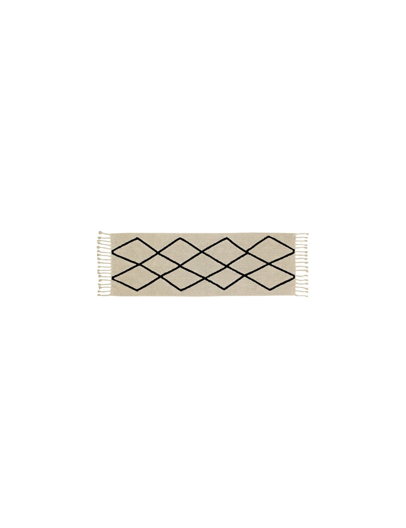 Lorena Canals Dywan bawełniany Bereber Beige P 80 x 230 cm