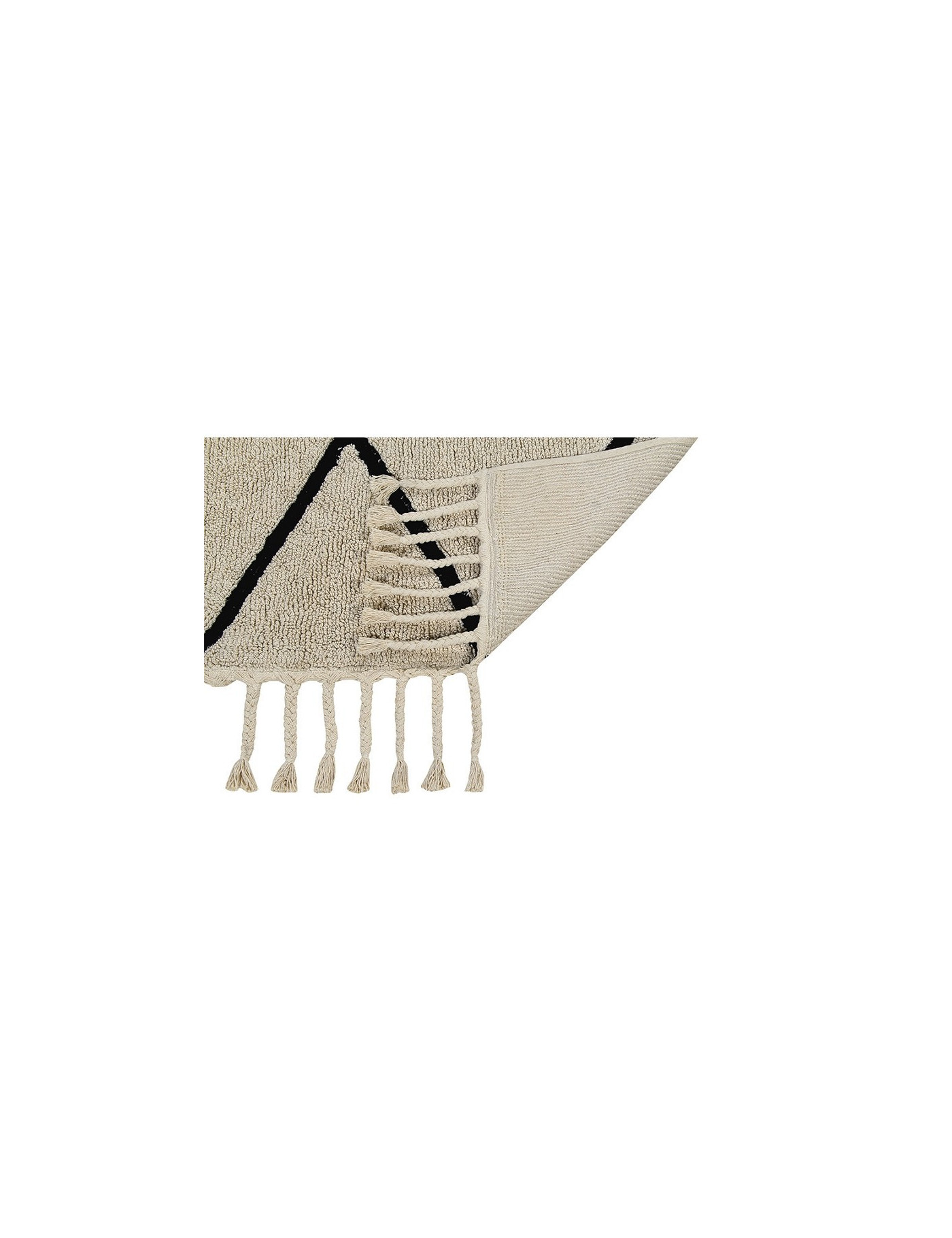 Lorena Canals Dywan bawełniany Bereber Beige P 80 x 230 cm