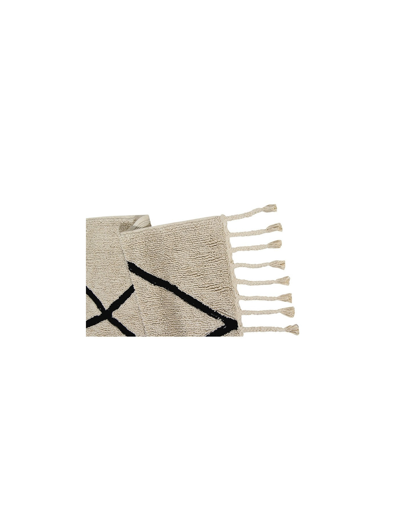 Lorena Canals Dywan bawełniany Bereber Beige P 80 x 230 cm