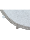 Lorena Canals Dywan bawełniany BUBBLY Soft Blue Ø 120 cm