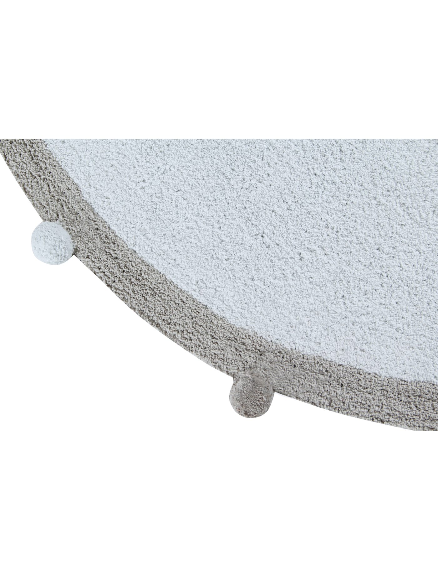 Lorena Canals Dywan bawełniany BUBBLY Soft Blue Ø 120 cm
