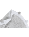 Lorena Canals Dywan bawełniany Bubbly Light Grey Ø 120 cm