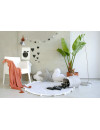 Lorena Canals Dywan bawełniany Bubbly Light Grey Ø 120 cm
