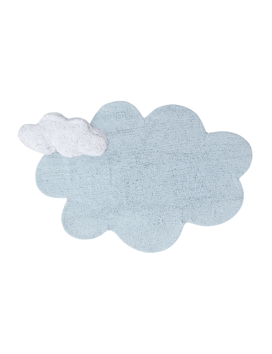 Lorena Canals Dywan bawełniany PUFFY Dream Blue CHMURKA 110 x 170 cm