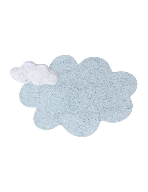 Lorena Canals Dywan bawełniany PUFFY Dream Blue CHMURKA 110 x 170 cm