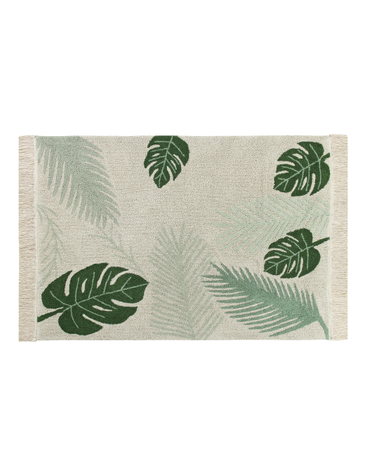 Lorena Canals Dywan bawełniany Tropical Green 140 x 200 cm