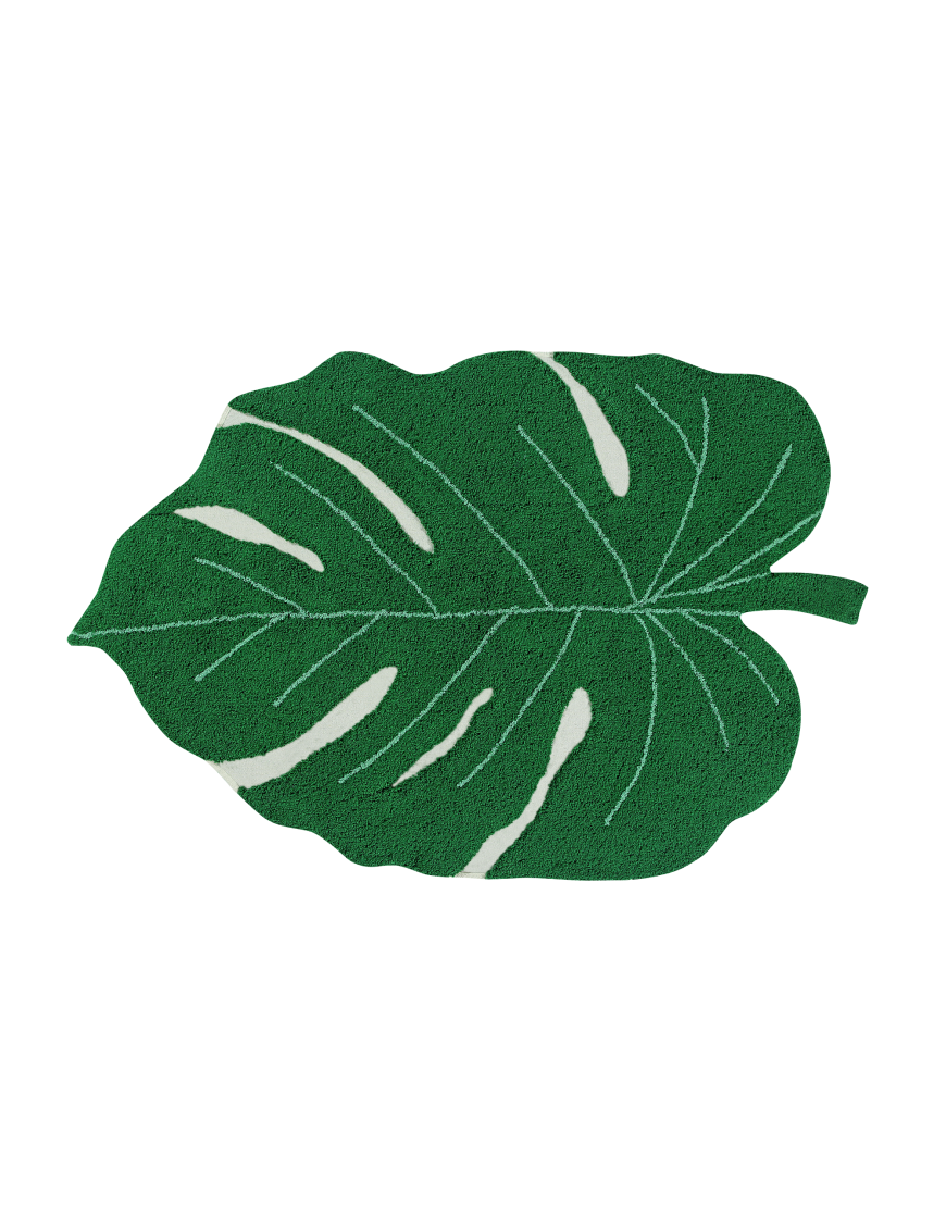 Lorena Canals Dywan bawełniany Monstera Leaf 120 x 160 cm