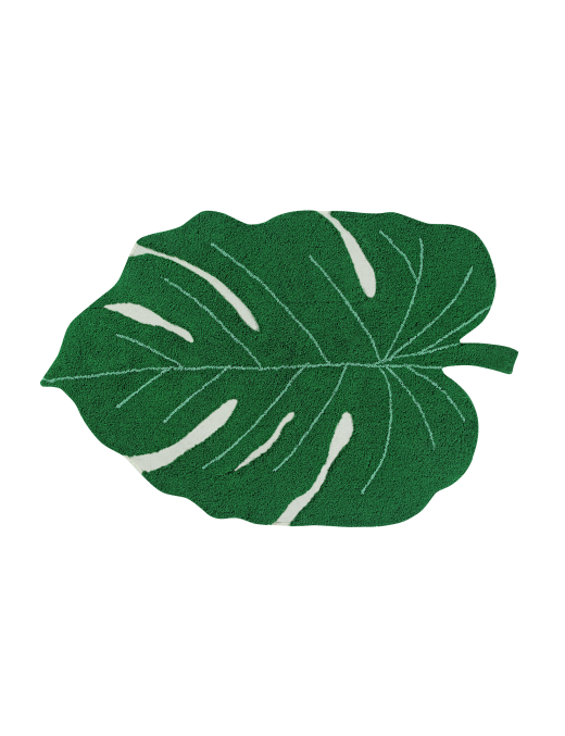 Lorena Canals Dywan bawełniany Monstera Leaf 120 x 160 cm