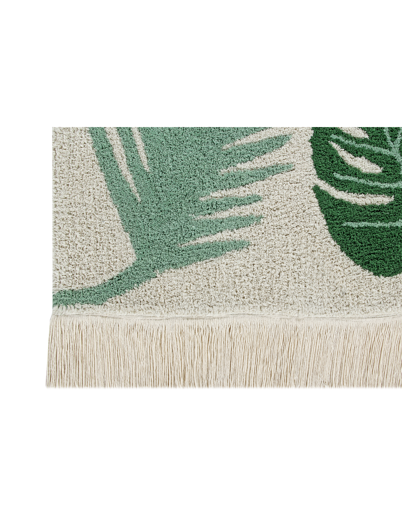 Lorena Canals Dywan bawełniany Tropical Green 140 x 200 cm Lorena Canals Dywan bawełniany Tropical Green 140 x 200 cm