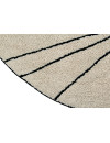 Lorena Canals Dywan bawełniany Trace Beige Ø 160 cm Lorena Canals Dywan bawełniany Trace Beige Ø 160 cm
