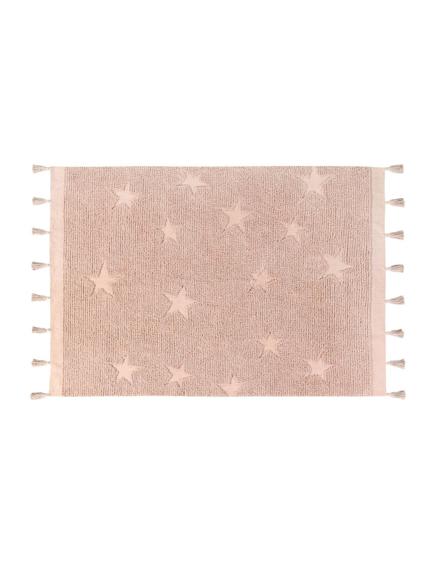 Lorena Canals Dywan bawełniany Hippy Stars Vintage Nude 120 x 175 cm