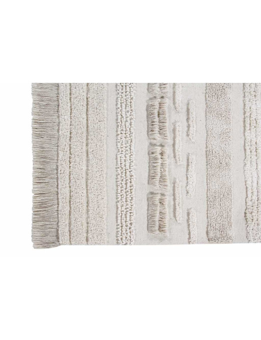 Lorena Canals Dywan bawełniany Air Dune White 140 x 200 cm