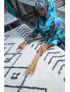 Lorena Canals Dywan bawełniany Bereber Rhombs 140 x 210 cm