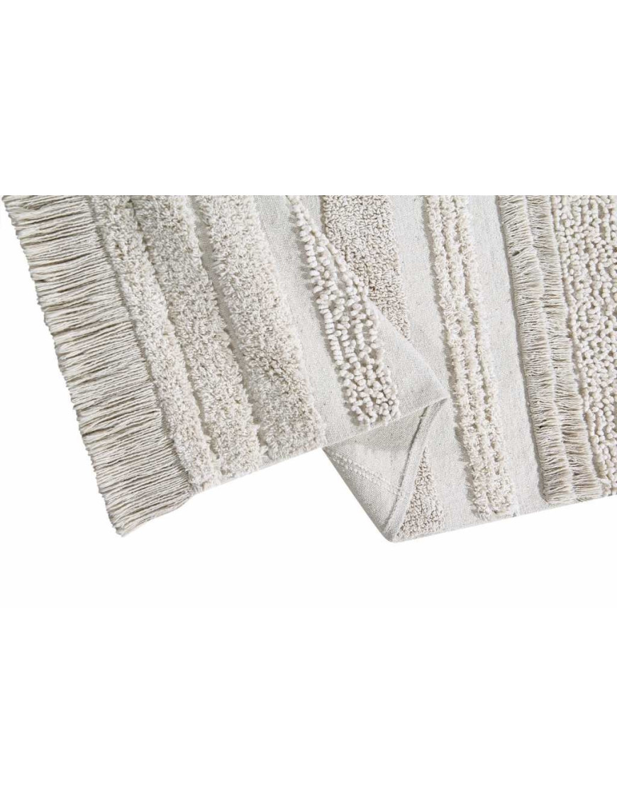 Lorena Canals Dywan bawełniany Air Dune White 140 x 200 cm