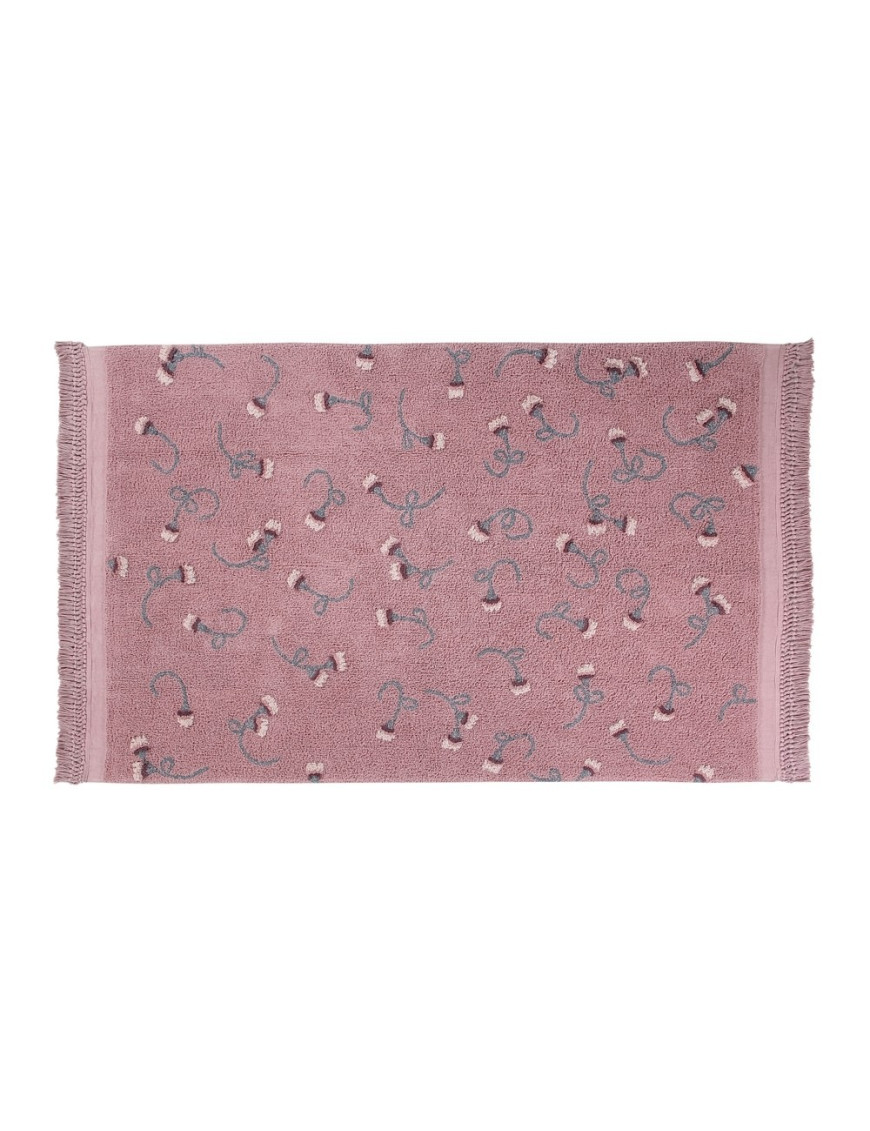 Lorena Canals Dywan bawełniany English Garden Ash Rose 140 x 210 cm
