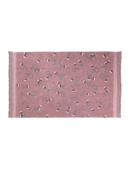 Lorena Canals Dywan bawełniany English Garden Ash Rose 140 x 210 cm