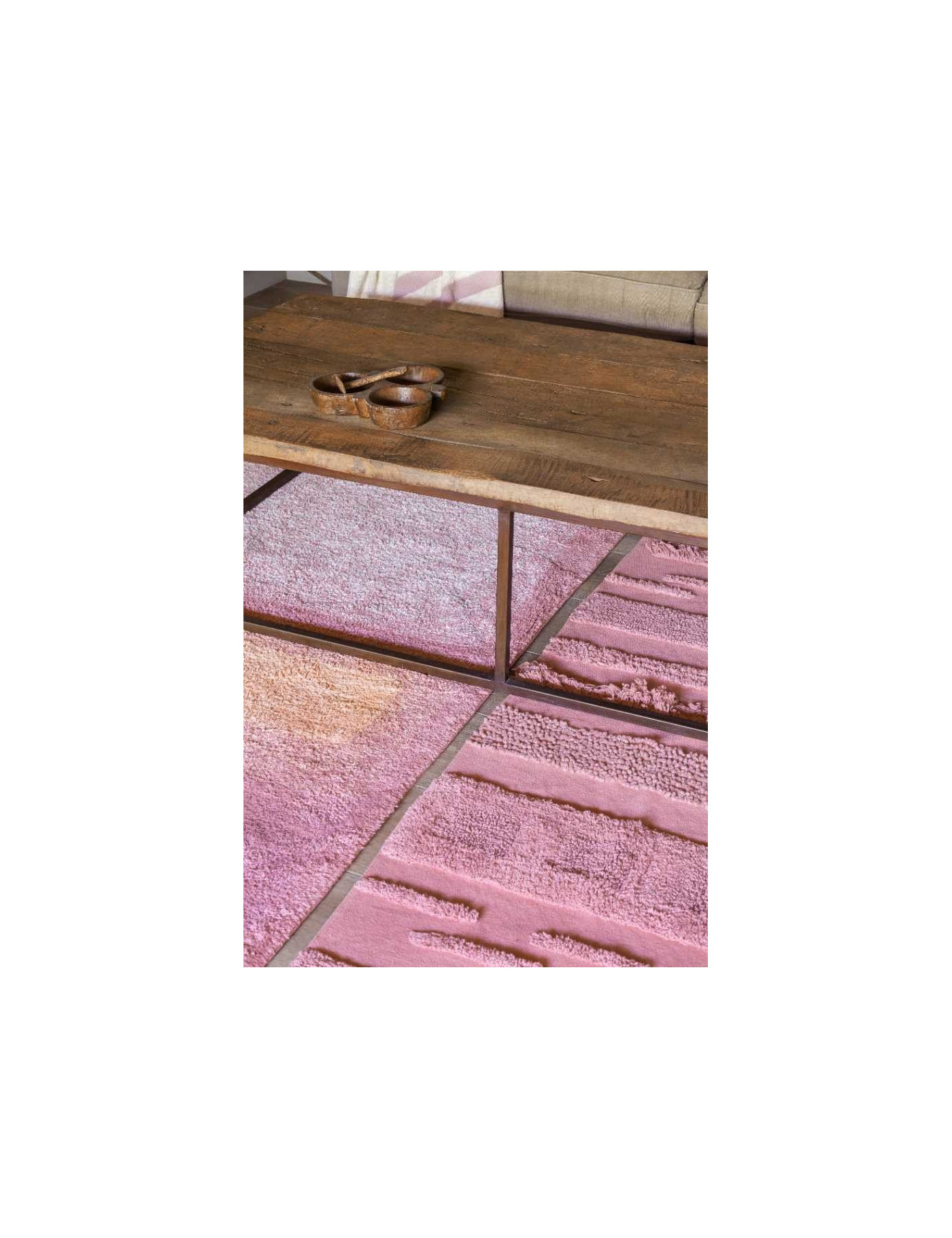 Lorena Canals Dywan bawełniany Air Canyon Rose L 170 x 240 cm