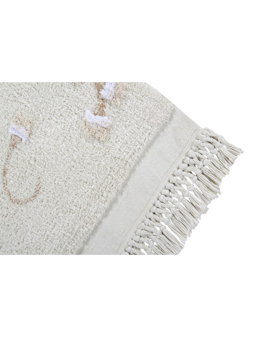 Lorena Canals Dywan bawełniany English Garden Ivory 140 x 210 cm