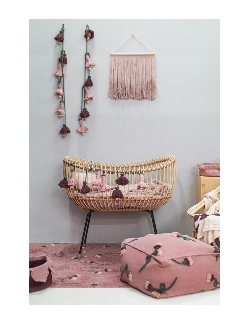 Lorena Canals Dywan bawełniany English Garden Ash Rose 140 x 210 cm