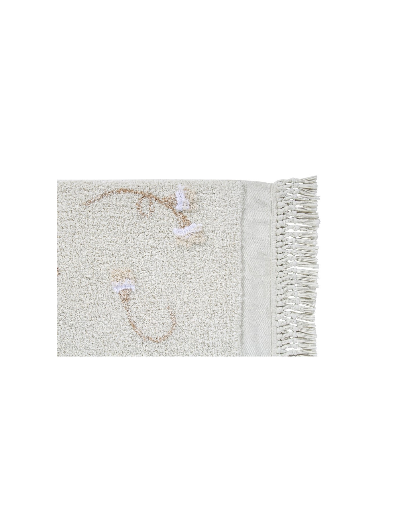 Lorena Canals Dywan bawełniany English Garden Ivory 140 x 210 cm