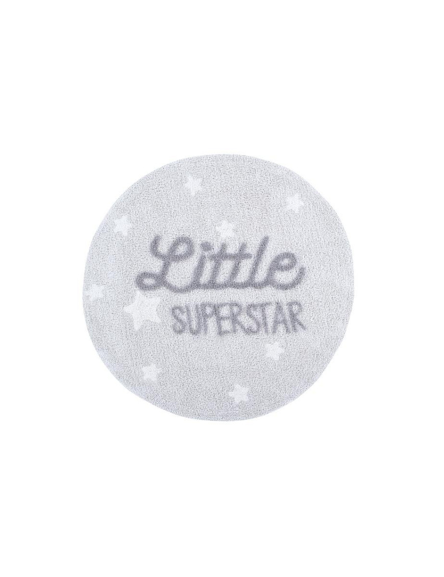 Lorena Canals Dywan bawełniany Little Superstar, Mr Wonderful & Lorena Canals Ø 120 cm
