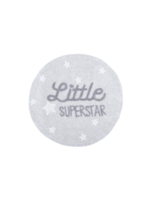 Lorena Canals Dywan bawełniany Little Superstar, Mr Wonderful & Lorena Canals Ø 120 cm