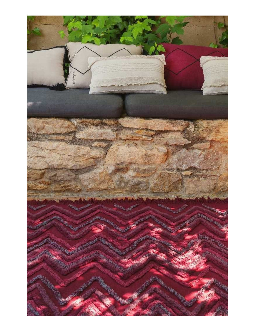 Lorena Canals Dywan bawełniany Earth Savannah Red 170 x 240 cm