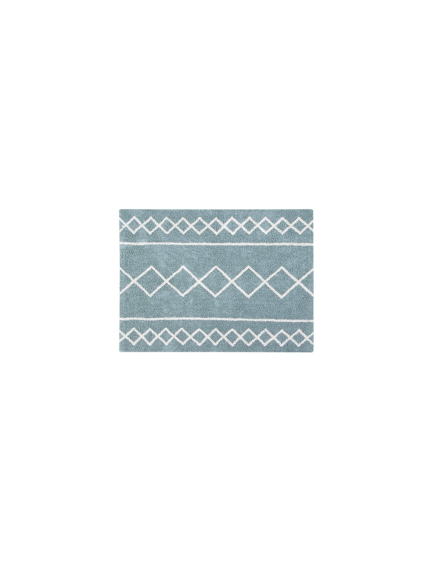 Lorena Canals Dywan bawełniany Oasis Vintage Blue Natural 120 x 160 cm