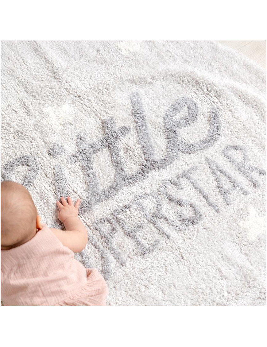 Lorena Canals Dywan bawełniany Little Superstar, Mr Wonderful & Lorena Canals Ø 120 cm