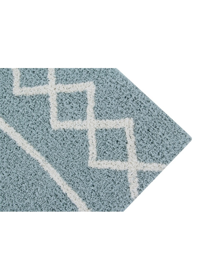 Lorena Canals Dywan bawełniany Oasis Vintage Blue Natural 120 x 160 cm