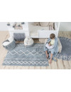 Lorena Canals Dywan bawełniany Oasis Vintage Blue Natural 120 x 160 cm
