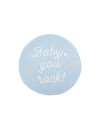 Lorena Canals Dywan bawełniany Baby, you rock!, Mr Wonderful & Lorena Canals Lorena Canals Dywan bawełniany Baby, you rock!, Mr Wonderful & Lorena Canals