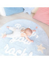 Lorena Canals Dywan bawełniany Baby, you rock!, Mr Wonderful & Lorena Canals Lorena Canals Dywan bawełniany Baby, you rock!, Mr Wonderful & Lorena Canals