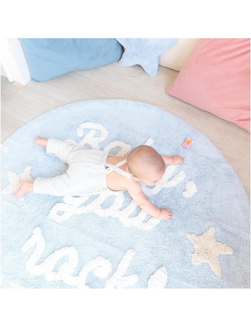 Lorena Canals Dywan bawełniany Baby, you rock!, Mr Wonderful & Lorena Canals Lorena Canals Dywan bawełniany Baby, you rock!, Mr Wonderful & Lorena Canals